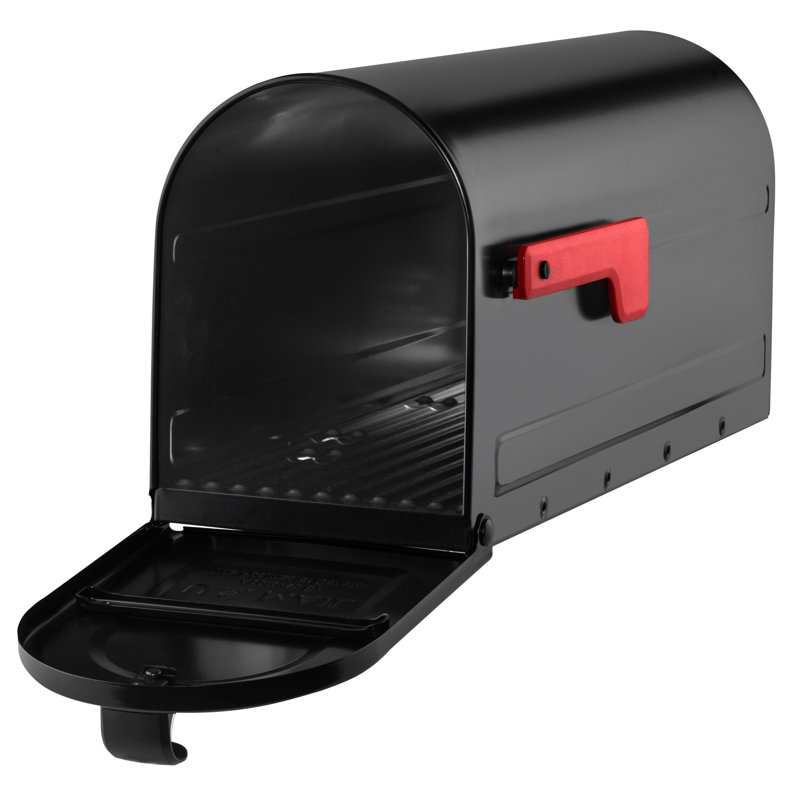 Architectural Mailboxes MB1 Steel Post Mounted Mailbox with